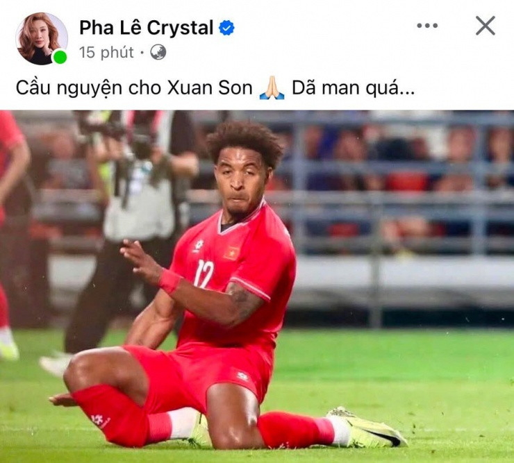 Trên MXH nhiều NHM lo lắng cho trường hợp chấn thương của Xuân Son.