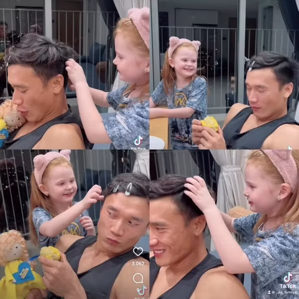 Ngay sau khi khoảnh khắc thân mật giữa Bùi Tiến Dũng và em vợ được đăng tải, người hâm mộ đã ập vào “thả tim” vô cùng nhiệt tình. Chính chủ trong bức hình là chàng thủ môn quê Thanh Hóa cũng không thua kém khi nhanh chóng chia sẻ lên story dù đã được gắn thẻ bởi vợ.