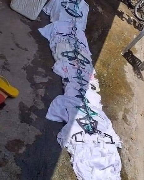 Muốn trổ tài chăm chỉ của mình trong lần đầu về nhà người yêu, cô gái xung phong phơi quần áo