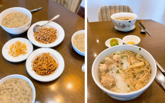 Thật ra chỉ nhìn bữa sáng của vợ chồng Mai Ngọc thôi là đủ khiến bao người thèm thuồng.