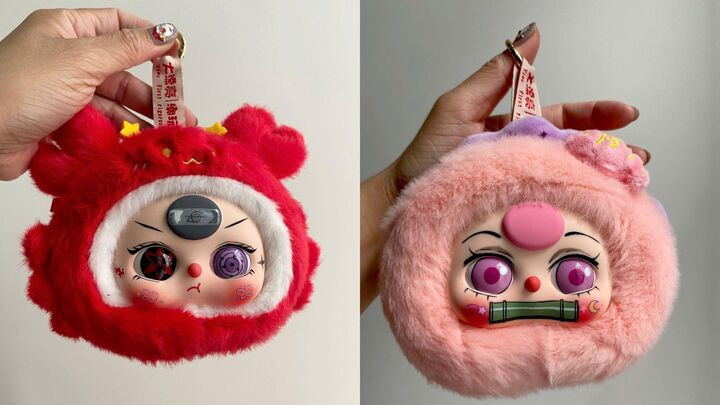 Búp bê được vẽ mặt thường có 3 cỡ là nguyên bản, bản to gấp 4 lần và bản gấp 10 lần.