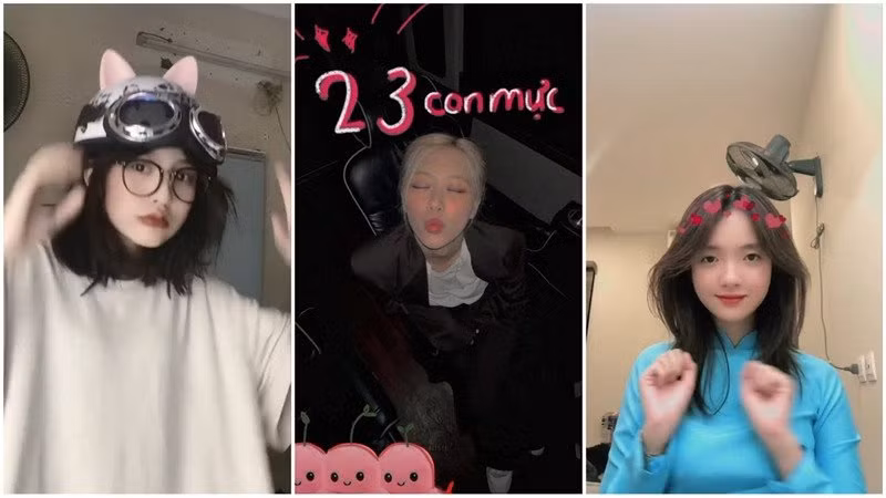 Ngay lập tức, một số bạn trẻ đã quay video cùng với người yêu hoặc vợ/chồng mình và nhép lại câu hát này, đồng thời thể hiện những hành động tình cảm, ngọt ngào trong clip.