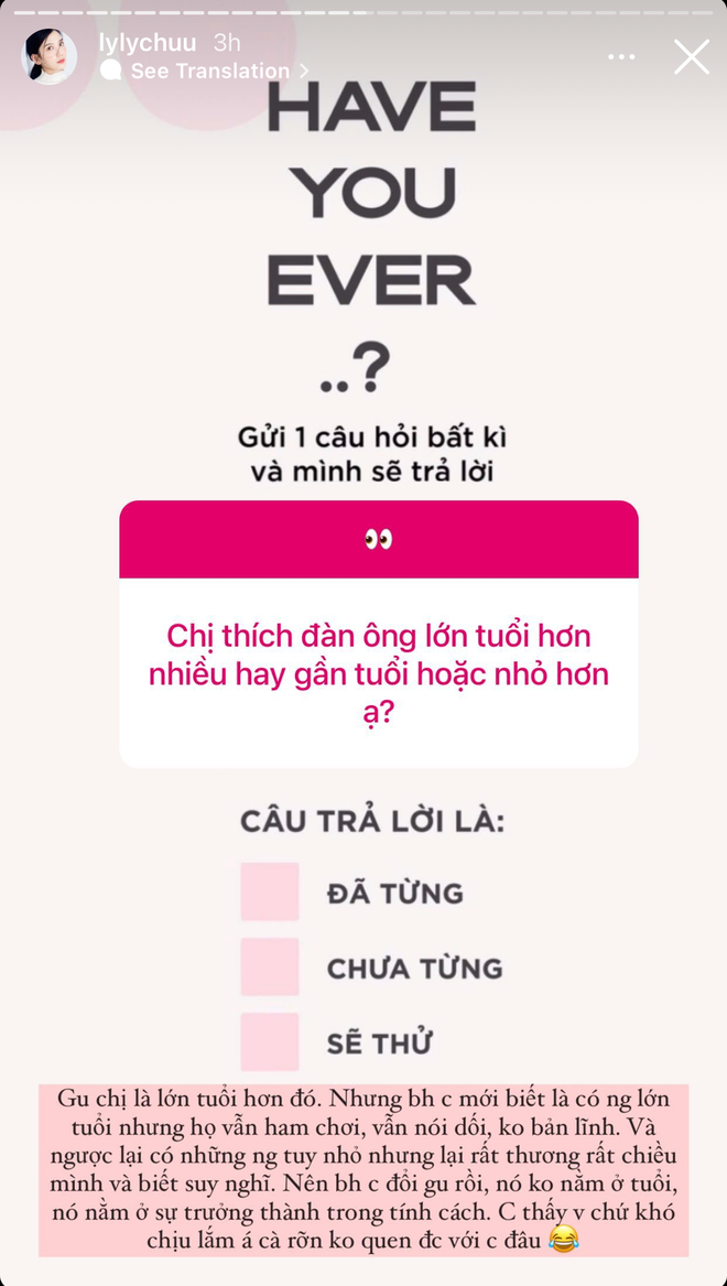 Thậm chí, gái xinh Chù Disturbia không ngại cho hay từ trước đến nay, cô nàng chưa quen ai có điều kiện kinh tế hơn mình cả.