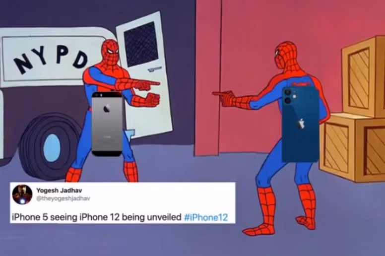 Với thiết kế khung viền lấy ý tưởng từ chiếc iphone 5, chiếc iphone 12 trở thành chủ đề bàn tán nhiệt tình trên các diễn đàn MXH.