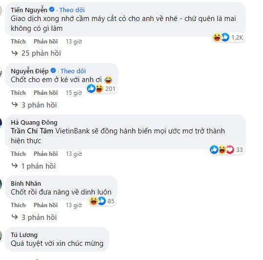 Đã có nhiều bình luận khen ngợi Quang Linh Vlogs không chỉ giàu có mà tính cách chất phát.