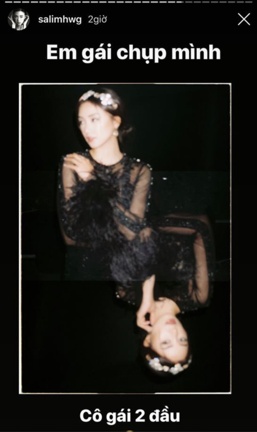 Dường như máy film của Salim biết nịnh chủ hay sao đó mà trong những bức ảnh chụp chung, nàng hot girl đều xinh xuất sắc mà người khác thì lại kém sắc đi vài phần.