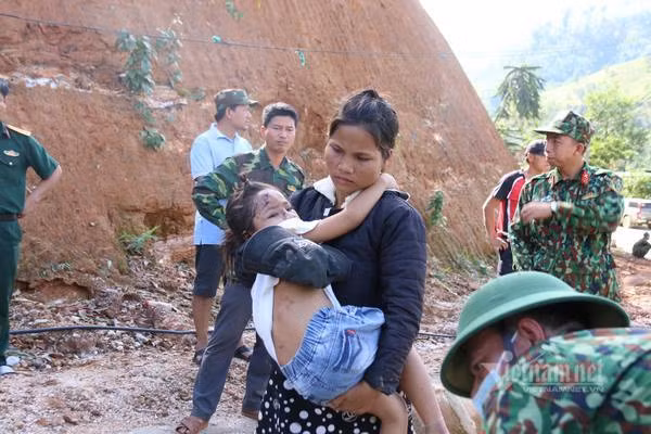 Nan nhan song sot vu sat lo Tra Leng: 