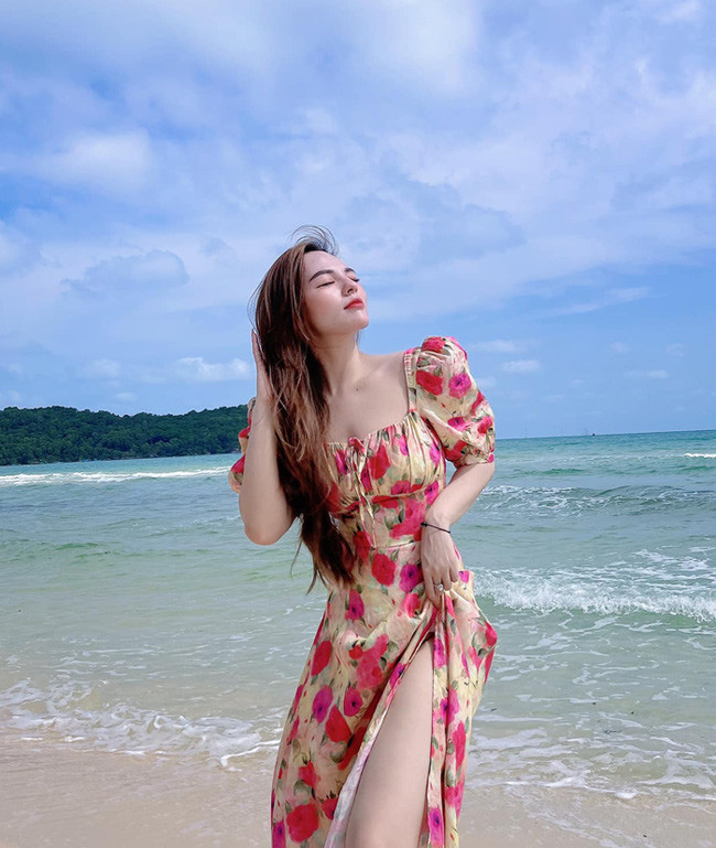 Mỹ Duyên chia sẻ, sau nhiều năm cố gắng tập luyện, ăn uống khoa học, ngoại hình hiện tại khiến cô mãn nguyện nhất.