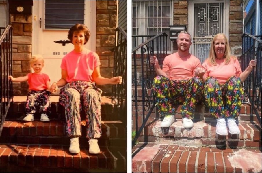 Trên trang cộng đồng Reddit còn có hẳn một nhóm mang tên Tái hiện lại các bức ảnh từ quá khứ hoạt động bền bỉ từ năm 2012 đến nay với hơn 77.000 tài khoản theo dõi, có những bài viết thu hút đến hàng nghìn lượt tương tác.