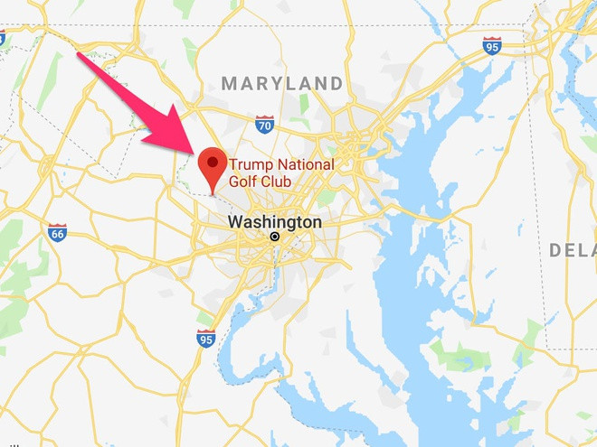 Trump National Golf Club là câu lạc bộ golf của ông Trump ở bang Washington, D.C, với hai sân golf 18 lỗ, một khu thủy cung, trung tâm thể hình và vài sân quần vợt.