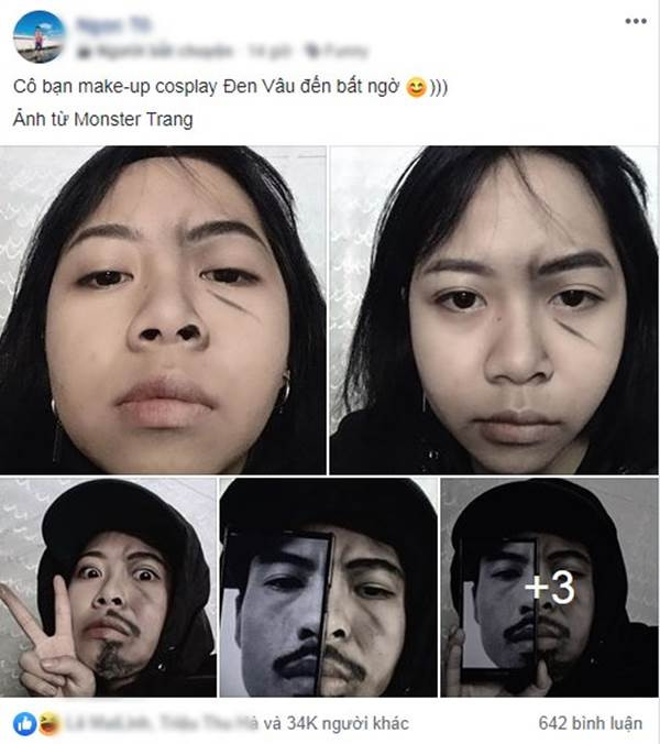 Phải thừa nhận rằng, các bạn nữ giới có tài make up siêu đẳng bởi thời gian qua trên MXH không ít lần, các chàng trai đã kêu trời vì bị lừa bởi nhan sắc thật của hội chị em đằng sau lớp phấn son. Không chỉ có cánh mày râu, nhiều bà mẹ cũng phải thốt lên khi không nhận ra con gái sau màn trang điểm kỳ công như trường hợp của cô gái Trang Monster mới đây.