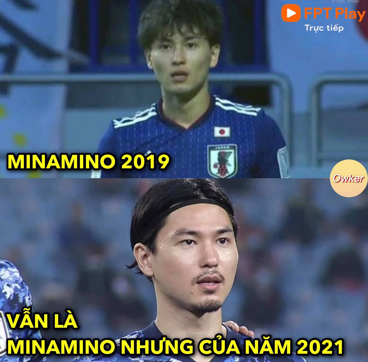 Trong dàn sao của đội tuyển Nhật Bản, Minamino là cầu thủ được chú ý không chỉ bởi anh đang thi đấu tại Livepool mà còn bởi nhan sắc quá khác lạ. Ảnh: Fandom Owker