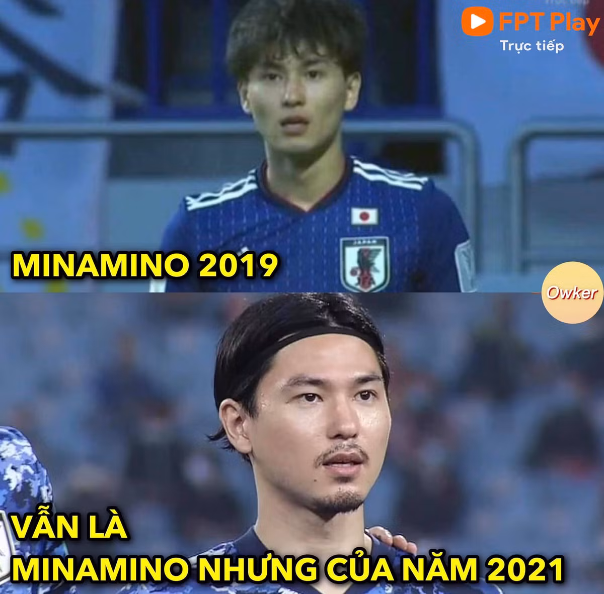 Trong dàn sao của đội tuyển Nhật Bản, Minamino là cầu thủ được chú ý không chỉ bởi anh đang thi đấu tại Livepool mà còn bởi nhan sắc quá khác lạ. Ảnh: Fandom Owker