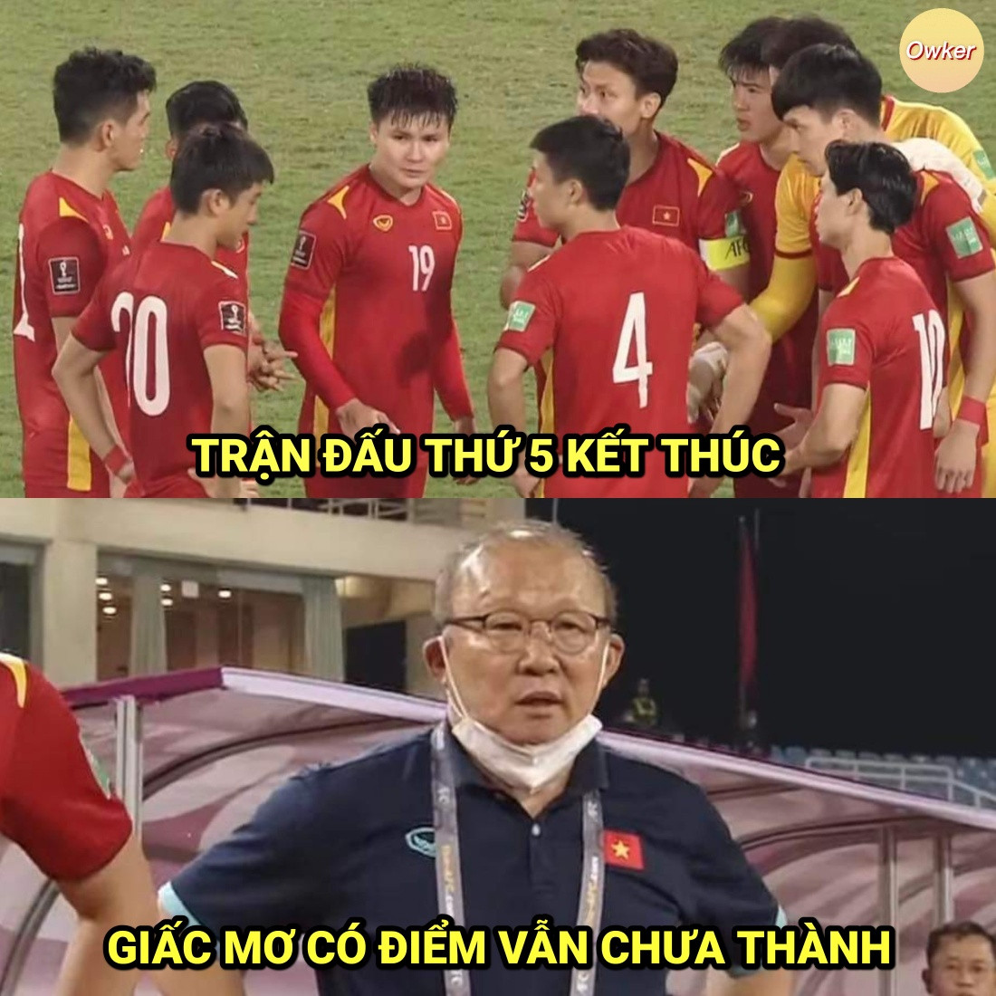 Dù trải qua 5 trận đấu nhưng giấc mơ có điểm số đầu tiên của đội tuyển Việt Nam vẫn chưa thành. Ảnh: Fandom Owker
