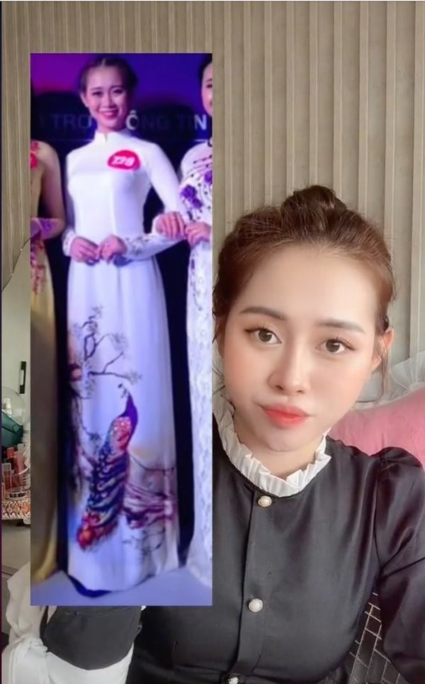 mới đây, nữ TikToker từng gây chú ý khi giả giọng chị Google tiết lộ chi tiết về hành trình thi Hoa khôi của mình vào năm 18 tuổi, đồng thời bày tỏ rằng bản thân không có dự định tham gia thêm cuộc thi nhan sắc nào khác.