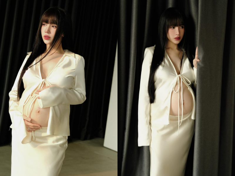 Trong các thai kỳ, cô lựa chọn tập yoga dành riêng cho mẹ bầu để tăng cường sự dẻo dai, giúp cơ thể linh hoạt và hỗ trợ quá trình sinh nở.