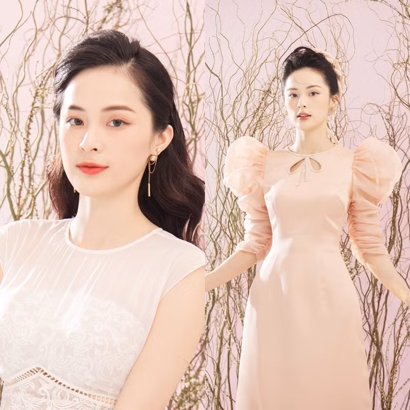 Lần này gái xinh hoàn toàn ghi điểm bởi thần sắc rạng rỡ, vóc dáng cân đối cùng nụ cười tươi tắn.