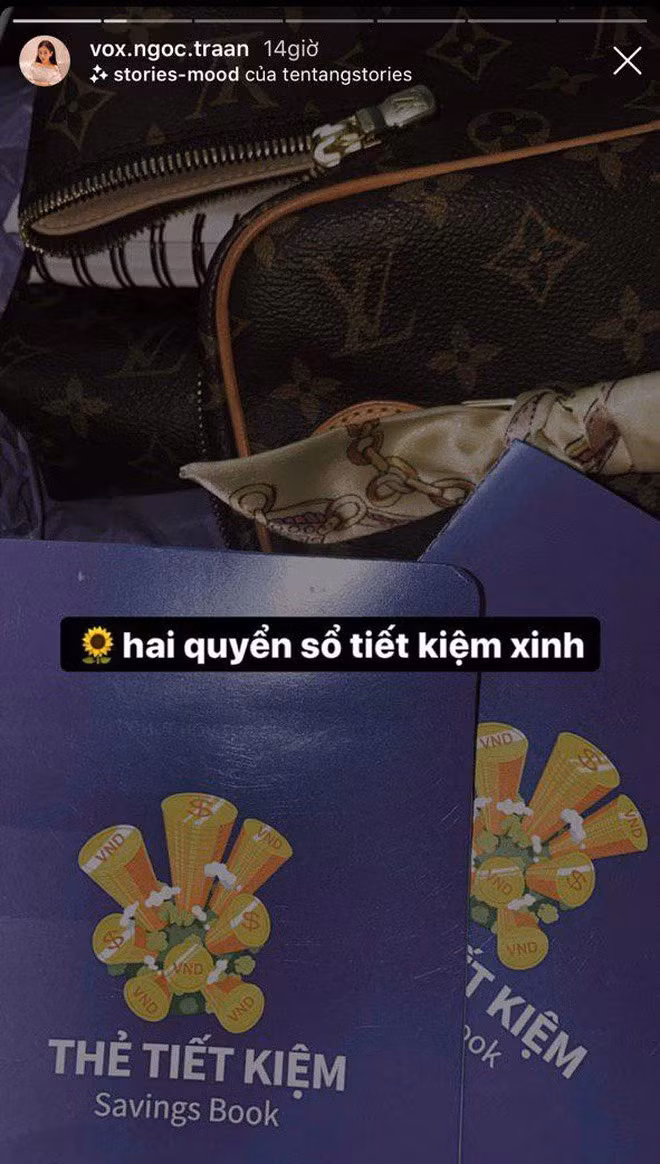 Trên Instagram cá nhân, thỉnh thoảng Võ Ngọc Trân lại khiến dân tình trầm trồ với sổ tiết kiệm hay kí hợp đồng mua đất.