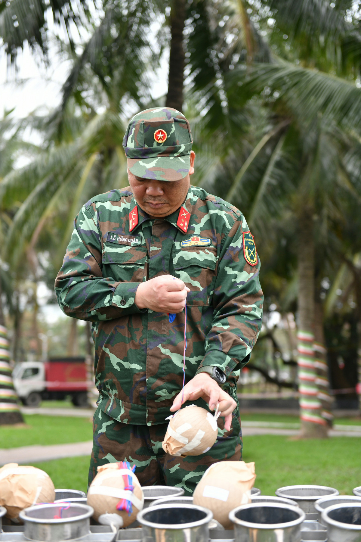 Lực lượng của Bộ Tư lệnh Thủ đô chịu trách nhiệm thực hiện về kỹ thuật thực hành bắn pháo hoa đã được tập huấn đầy đủ về phương pháp, kỹ năng thao tác, vận hành các trang thiết bị.