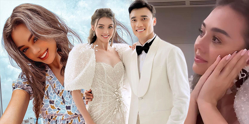 Mới đây, vợ của Bùi Tiến Dũng là Dianka Zakhidova đã đăng trạng thái mới trên trang cá nhân hậu tổ chức hôn lễ.