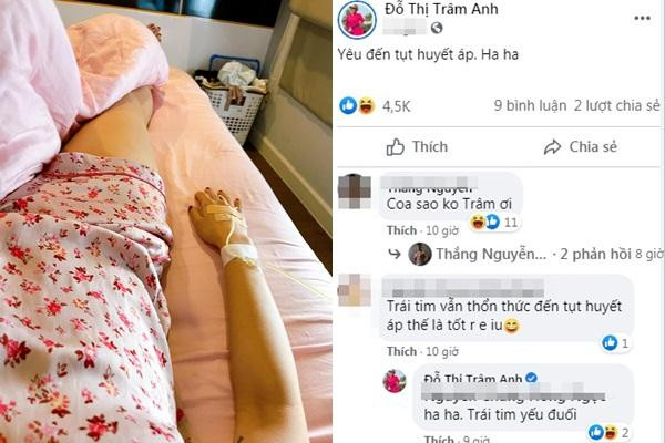 2 ngày sau thông báo có người yêu, ít giờ trước, Trâm Anh khiến mọi người sửng sốt khi chia sẻ tình trạng sức khỏe bản thân.