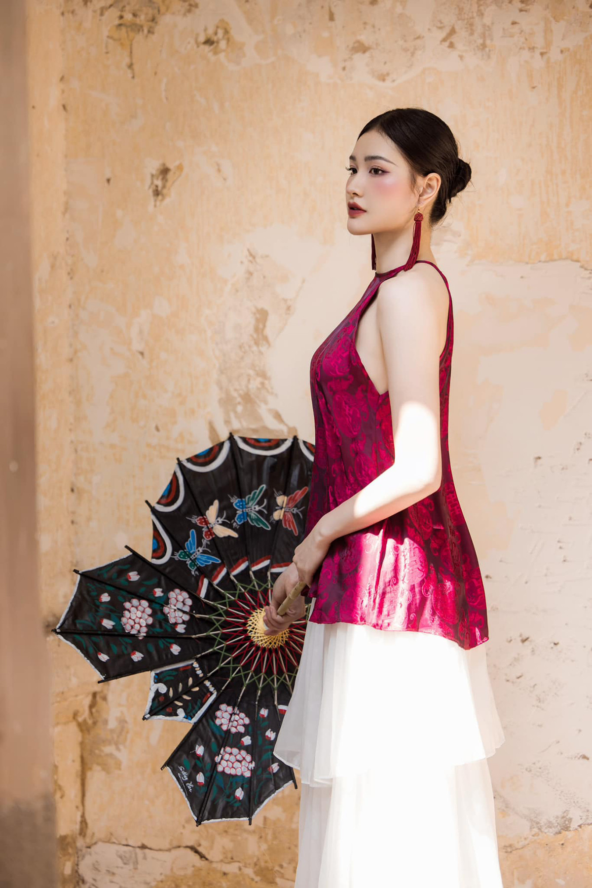 Bộ ảnh của Kim Thanh gây sốt mạng xã hội.