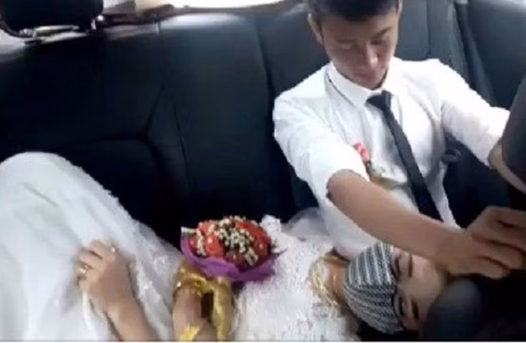 Nỗi khổ của cô dâu lấy chồng xa nhà nhưng bị cơn say xe "vật".