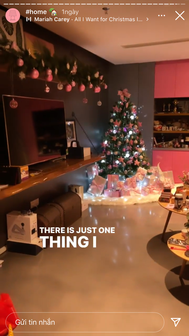 Chịu khó trang hoàng nhất nhì mùa Noel năm nay chính là Ngọc Thanh Tâm - ái nữ đại gia thuỷ sản.