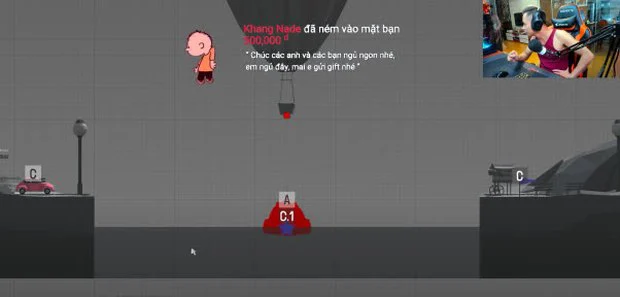 Không lâu sau, nam streamer lại khiến dân tình bất ngờ khi nhận donate có một không hai trong lịch sử. Chủ nhân của lần donate này là thanh niên có nickname là Khang Nade.