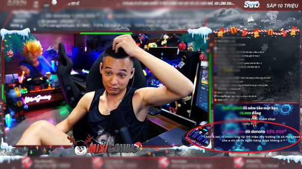 Anh chàng fan nhiệt tình này đã donate 4 lần, và 4 lần đều là "ngoại tệ". Cụ thể, 3 lần mệnh giá 500 USD, còn 1 lần là hơn 110 USD. Số tiền này khi quy đổi ra tiền Việt cũng xấp xỉ 40 triệu đồng.