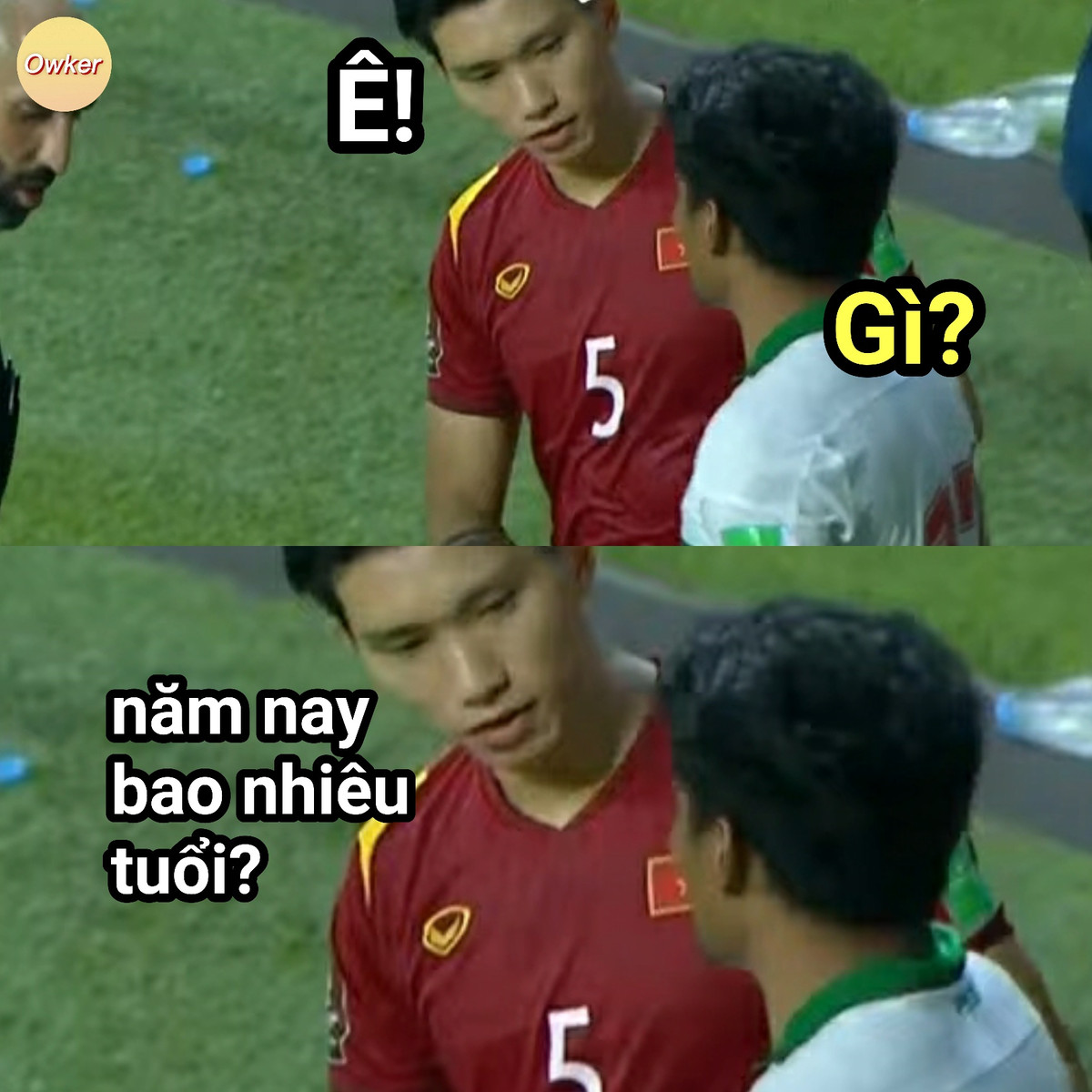 Các cầu thủ Indonesia được gặp lại người quen cũ. Đây là cái tên từng làm cho chung kết SEA Games trên đất Philippines của các cầu thủ xứ Vạn Đảo trở nên vô cùng đáng quên đó là Đoàn Văn Hậu.