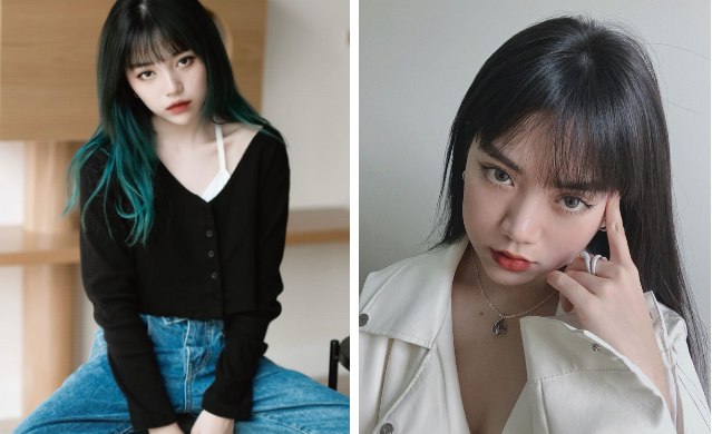 Linh Ngọc Đàm (ảnh trái) và Helia Bảo Hân (ảnh phải) là 2 hot girl mới đây gây chú ý khi đăng bức ảnh đứng cạnh nhau khiến fan gặp tình trạng "lú" khi khó phân biệt được ai với ai.