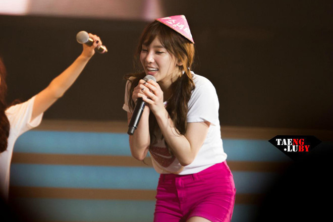 Một hình ảnh rất lâu của Taeyeon trong chiếc nón lá nhưng làm fan còn nhớ mãi.