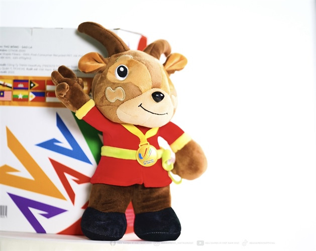 Dieu it biet ve thu nhoi bong Sao La - Linh vat SEA Games 31