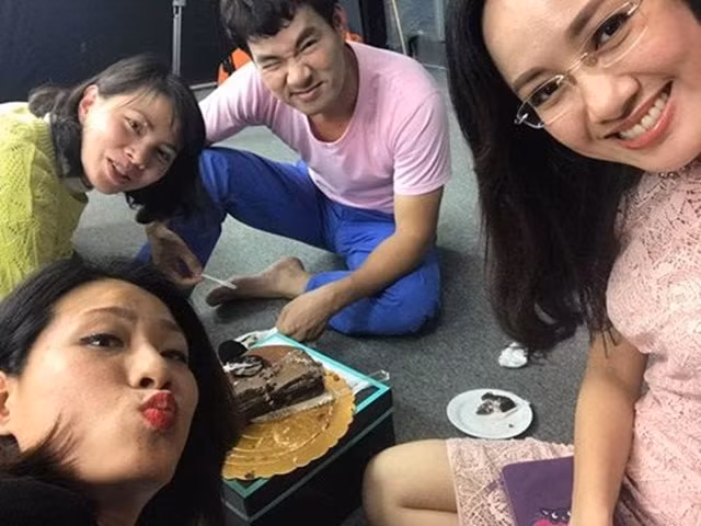 Những giây phút bình dị đầy chân thật của Xuân Bắc và Hoài Anh nhanh chóng thu hút sự chú ý của cư dân mạng.