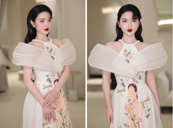 Khi mẹ chồng nói chuyện thì Thanh Huyền lễ phép "vâng ạ".