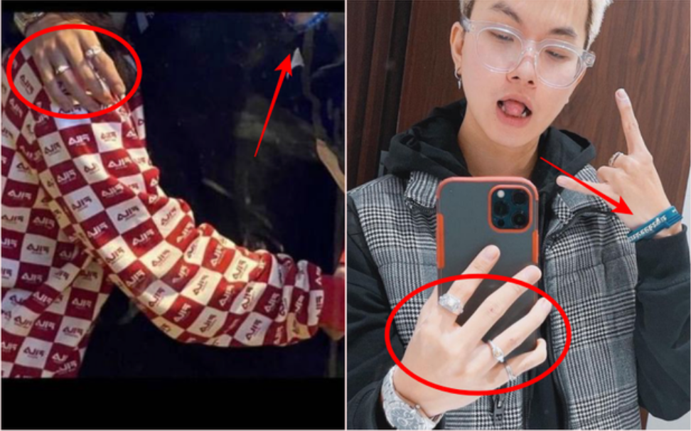 Thậm chí, những chi tiết trong bức ảnh được nhân vật bị cho là người yêu cũ của R.Tee đăng tải có nhiều phụ kiện mà chàng rapper và Huỳnh Anh từng sở hữu.