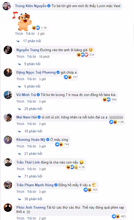 Bài đăng của "tộc trưởng bộ tộc Mixi" ngay lập tức nhận "bão like" và tương tác nhiệt tình đến từ hàng trăm nghìn fan.