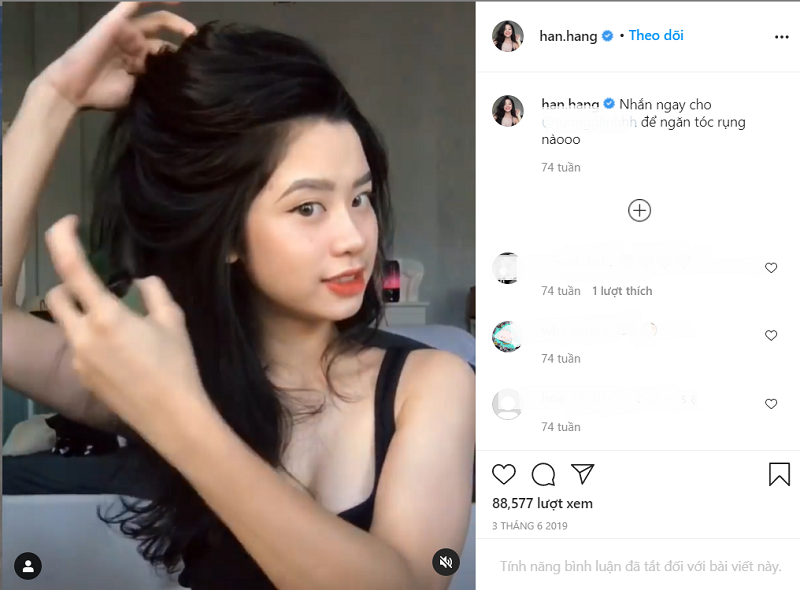 Lướt trang cá nhân của Hàn Hằng, cứ vài bài viết, sẽ có một bài quảng cáo đủ các loại sản phẩm. Chính bởi vậy, nhiều dân mạng cho rằng hot girl quảng cáo không có tâm không ai khác chính là cô gái 9X này.