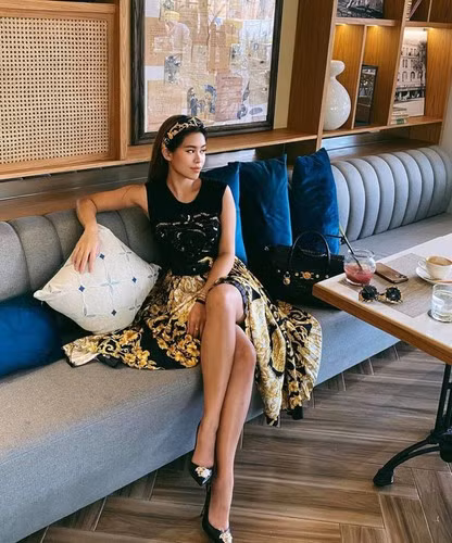 Tinh thần thể thao của nàng rich kid khiến dân mạng thả tim rầm rầm bên cạnh vóc dáng nuột nà.