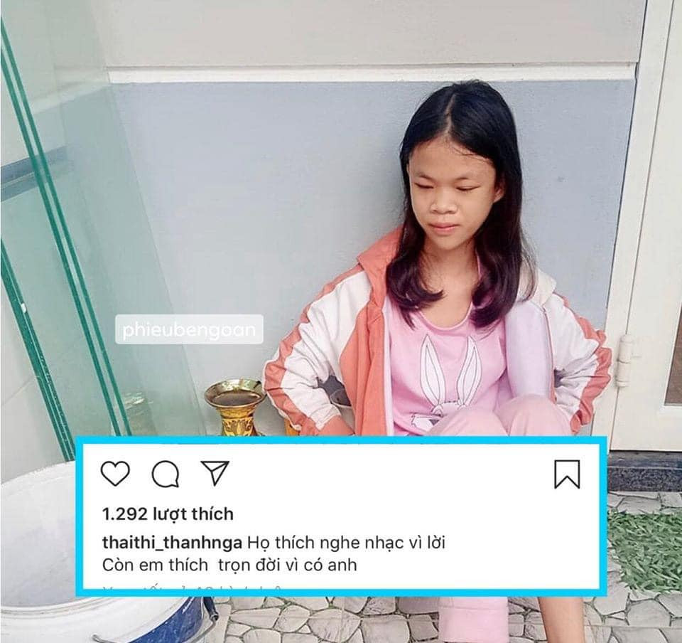 Đặc biệt, Thanh Nga Bento còn gây chú ý khắp cõi mạng với hàng loạt câu "thả thính" đi vào lòng người. Hình ảnh cô bạn sau đó phủ sóng khắp cõi mạng với nhiều hình ảnh chế hài hước.