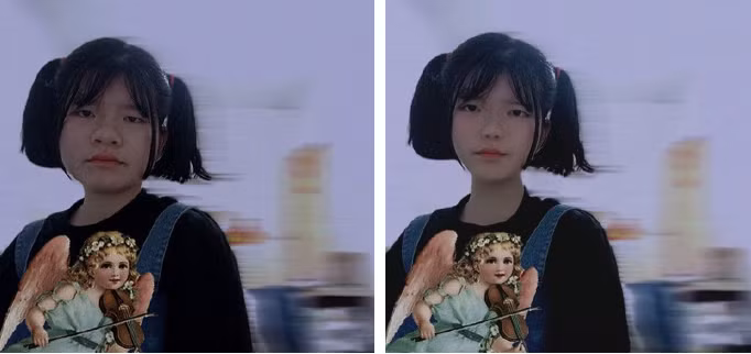 Chỉ chỉnh sương sương mà cô gái đã xinh lên gấp bội.