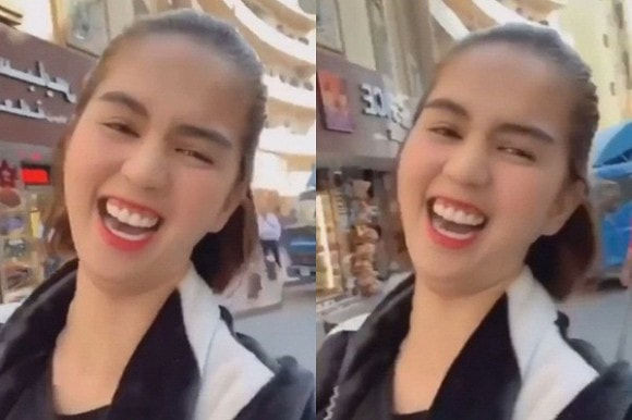 Trước đó, Ngọc Trinh cũng từng nhiều lần bị fan "tóm gọn" những khoảnh khắc "bá đạo", bình dân không kém.