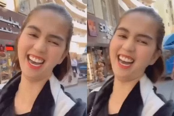 Trước đó, Ngọc Trinh cũng từng nhiều lần bị fan "tóm gọn" những khoảnh khắc "bá đạo", bình dân không kém.