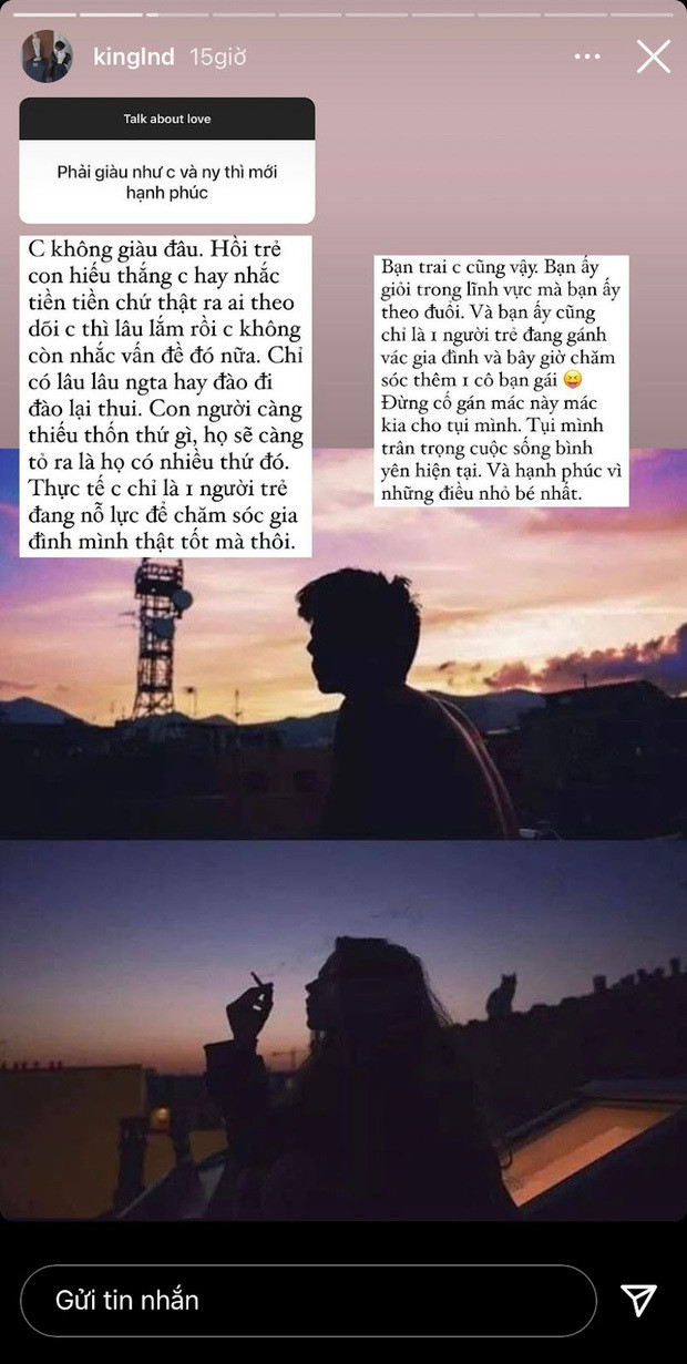 Và mới đây, nữ streamer lại khiến nhiều người phải nể phục bởi câu trả lời sâu sắc, thể hiện IQ cao trước ý kiến: “Phải giàu như chị và người yêu thì mới hạnh phúc” được đưa ra trên trang cá nhân của mình.