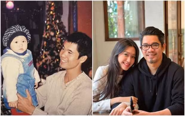 So với hiện tại, dù ngoại hình của cả hai đều thay đổi rất nhiều theo thời gian nhưng có một điều mà netizen phải khẳng định rằng: Dù thời nào, bố Doãn Hải My đều sở hữu visual cực phẩm và cuốn hút.