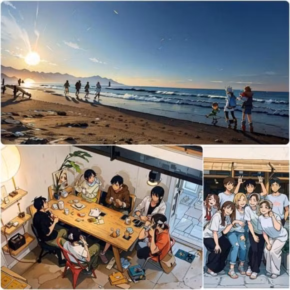 Bên cạnh phiên bản gốc, những hình ảnh này giống được vẽ lại và chỉnh sửa thêm các chi tiết trông "ảo" hơn bình thường.