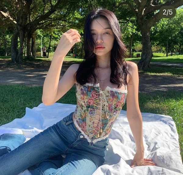 Là chị em sinh đôi nên 2 cô gái Đài Loan đều theo đuổi chung một phong cách quyến rũ phô bày đường cong sóng thần đầy mê hoặc.