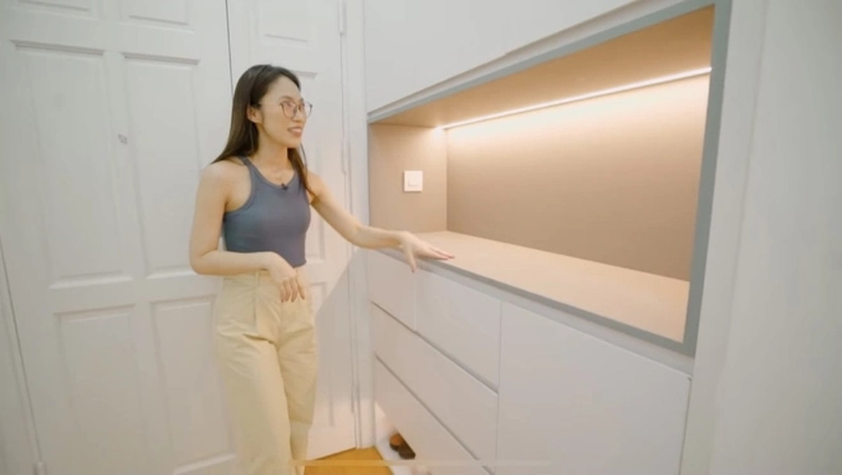 Bên cạnh đó, cô cũng cho biết thời gian qua cô phải di chuyển khá nhiều giữa Hà Nội và TP. HCM. Thay vì đau đầu nghĩ ở đâu, chọn homestay nào thì cô nàng đã quyết định mua một căn nhà để làm điểm dừng chân.