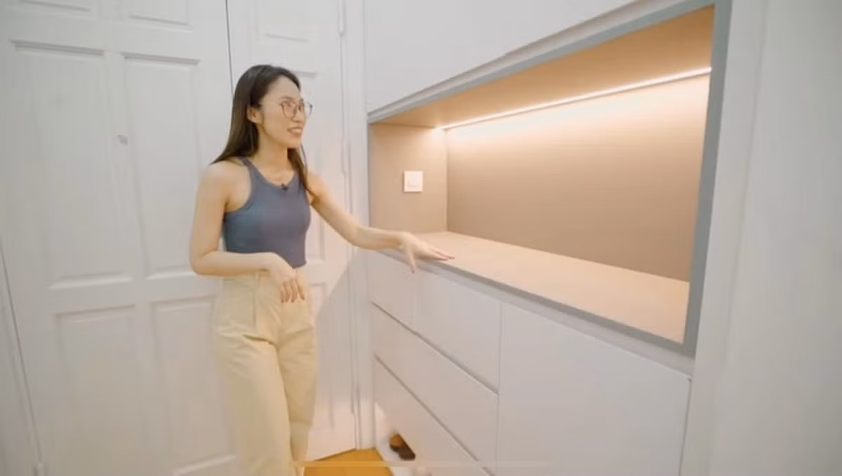 Bên cạnh đó, cô cũng cho biết thời gian qua cô phải di chuyển khá nhiều giữa Hà Nội và TP. HCM. Thay vì đau đầu nghĩ ở đâu, chọn homestay nào thì cô nàng đã quyết định mua một căn nhà để làm điểm dừng chân.